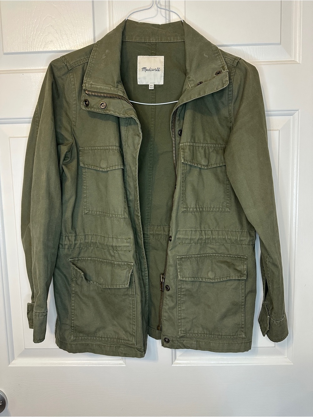 Madewell Olive Utility Field Jacket